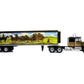1977 KENWORTH W900A TRACTOR WITH REFRIGERATED TRAILER "SMOKEY & THE BANDIT” BLACK & GOLD 1:43 SCALE