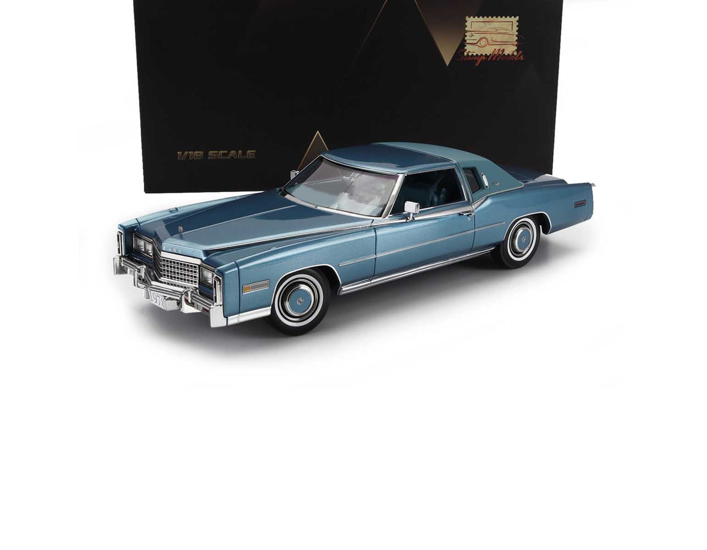 1978 CADILLAC ELDORADO BIARRITZ BLUE MET 1:18 SCALE