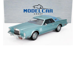 1978 LINCOLN CONTINENTAL MARK V LIGHT BLUE MET 1:18 SCALE