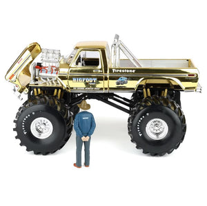 1979 FORD F-250 MONSTER TRUCK BIGFOOT #1 W/BOB CHANDLER FIGURE 1:18 SCALE