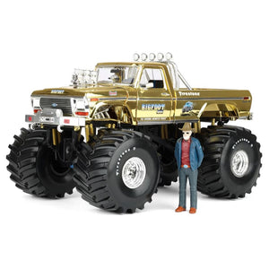 1979 FORD F-250 MONSTER TRUCK BIGFOOT #1 W/BOB CHANDLER FIGURE 1:18 SCALE