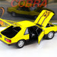 1979 FORD MUSTANG COBRA FASTBACK YELLOW 1:18 SCALE