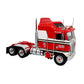 1976 KENWORTH K100 AERODYNE TRACTOR TRUCK & TRAILER BJ & BEAR RED & WHITE STRIPES 1:43 SCALE
