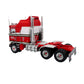 1976 KENWORTH K100 AERODYNE TRACTOR TRUCK & TRAILER BJ & BEAR RED & WHITE STRIPES 1:43 SCALE