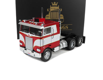 1977 PETERBILT 352 PACEMAKER TRACTOR RED/GREY 1:18 SCALE