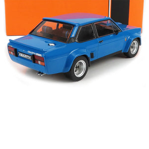 1980 FIAT 131 ABARTH (night version) BASE RALLY BLUE 1:18 SCALE