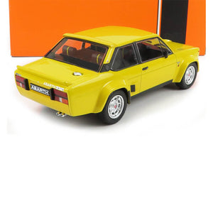 1980 FIAT 131 ABARTH (night version) BASE RALLY YELLOW 1:18 SCALE