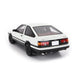 1980 TOYOTA SPRINTER TRUENO (AE86) PROJECT D FINAL VERSION WHITE BLACK 1:18 SCAL