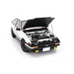 1980 TOYOTA SPRINTER TRUENO (AE86) PROJECT D FINAL VERSION WHITE BLACK 1:18 SCAL