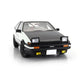 1980 TOYOTA SPRINTER TRUENO (AE86) PROJECT D FINAL VERSION WHITE BLACK 1:18 SCAL