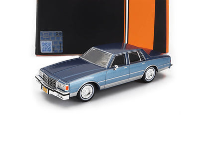 1981 CHEVROLET CAPRICE LIGHT BLUE MET 1:43 SCALE BY IXO MODELS