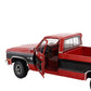 1984 CHEVROLET K10 SCOTTSDALE PICKUP APPLE RED 1:18 SCALE