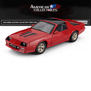1985 CHEVROLET CAMARO IROC RED 1:18 SCALE