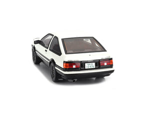 1985 TOYOTA SPRINTER TRUENO (AE86) WHITE BLACK 1:18 SCALE