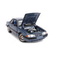 1989 FORD MUSTANG LX DETROIT SPEED 5.0 BLUE 1:18 SCALE