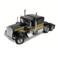 1989 KENWORTH W900 & TRAILER “SMOKEY & THE BANDIT" BLACK & GOLD STRIPS 1:18 SCALE BY ROAD KINGS "2 PIECES"