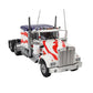 1989 KENWORTH W900 TRACTOR TRUCK & TRAILER STARS & STRIP 1:18 SCALE “2 PIECES”