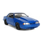 1990 FORD MUSTANG LX SUPERCHARGED STREET FIGHTER BLUE 1:18 SCALE