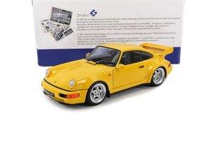 1990 PORSHE 911 964 3.8 RS COUPE YELLOW 1:18 SCALE