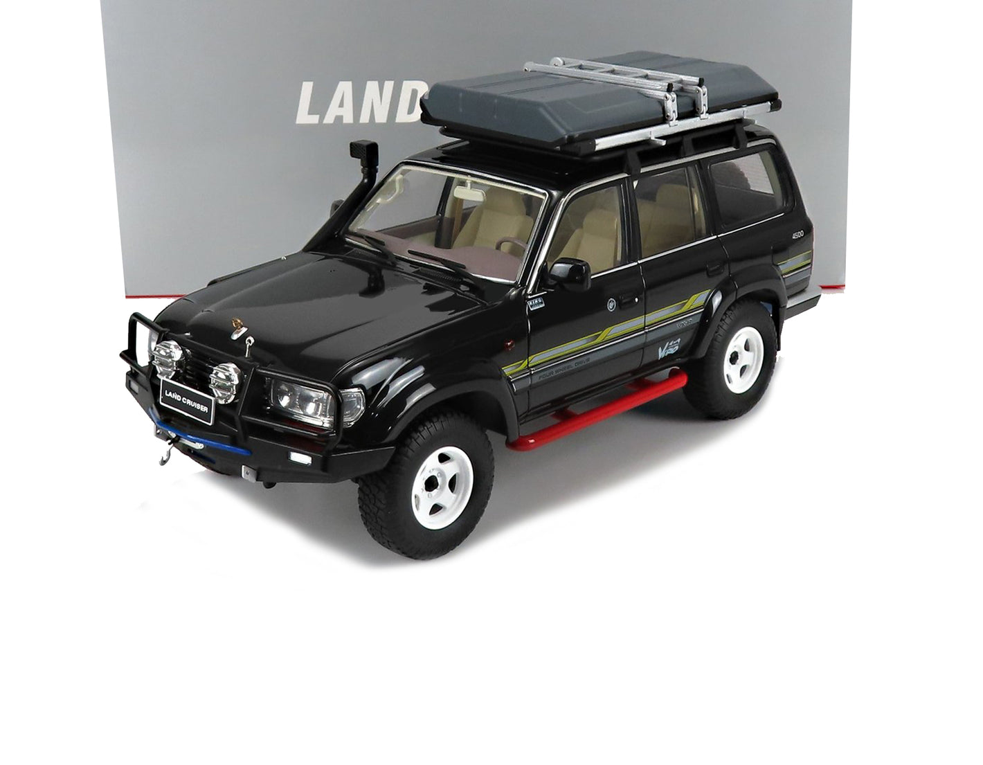 1990 TOYOTA LAND CRUISER J8 WITH ROOF PACK 1:18 SCALE