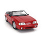 1991 FORD MUSTANG GT CONVERTIBLE RED BEVERLY HILLS COP III 1:18 SCALE