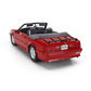 1991 FORD MUSTANG GT CONVERTIBLE RED BEVERLY HILLS COP III 1:18 SCALE