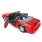 1991 FORD MUSTANG GT CONVERTIBLE RED BEVERLY HILLS COP III 1:18 SCALE