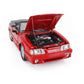 1991 FORD MUSTANG GT CONVERTIBLE RED BEVERLY HILLS COP III 1:18 SCALE