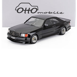 1992 MERCEDES BENZ S-CLASS 560SEC (C126) KOENING SPECIALS COUPE BLACK 1:18 SCALE