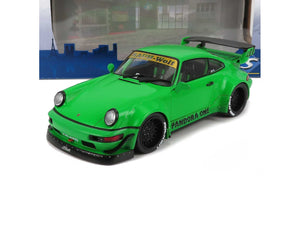 992 PORSCHE 911 964 RWB RAUH WELT GREEN 1:18 SCALE BY SOLIDO 1807502