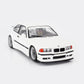 993 BMW 3-SERIES M3 GTR (E36) PLAIN BODY VERSION WHITE 1:18 SCALE