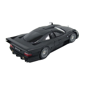1996 MERCEDES BENZ CLK GTR GT-R AMG STREET VERSION MATTE BLACK 1:18 SCALE