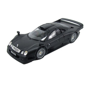 1996 MERCEDES BENZ CLK GTR GT-R AMG STREET VERSION MATTE BLACK 1:18 SCALE