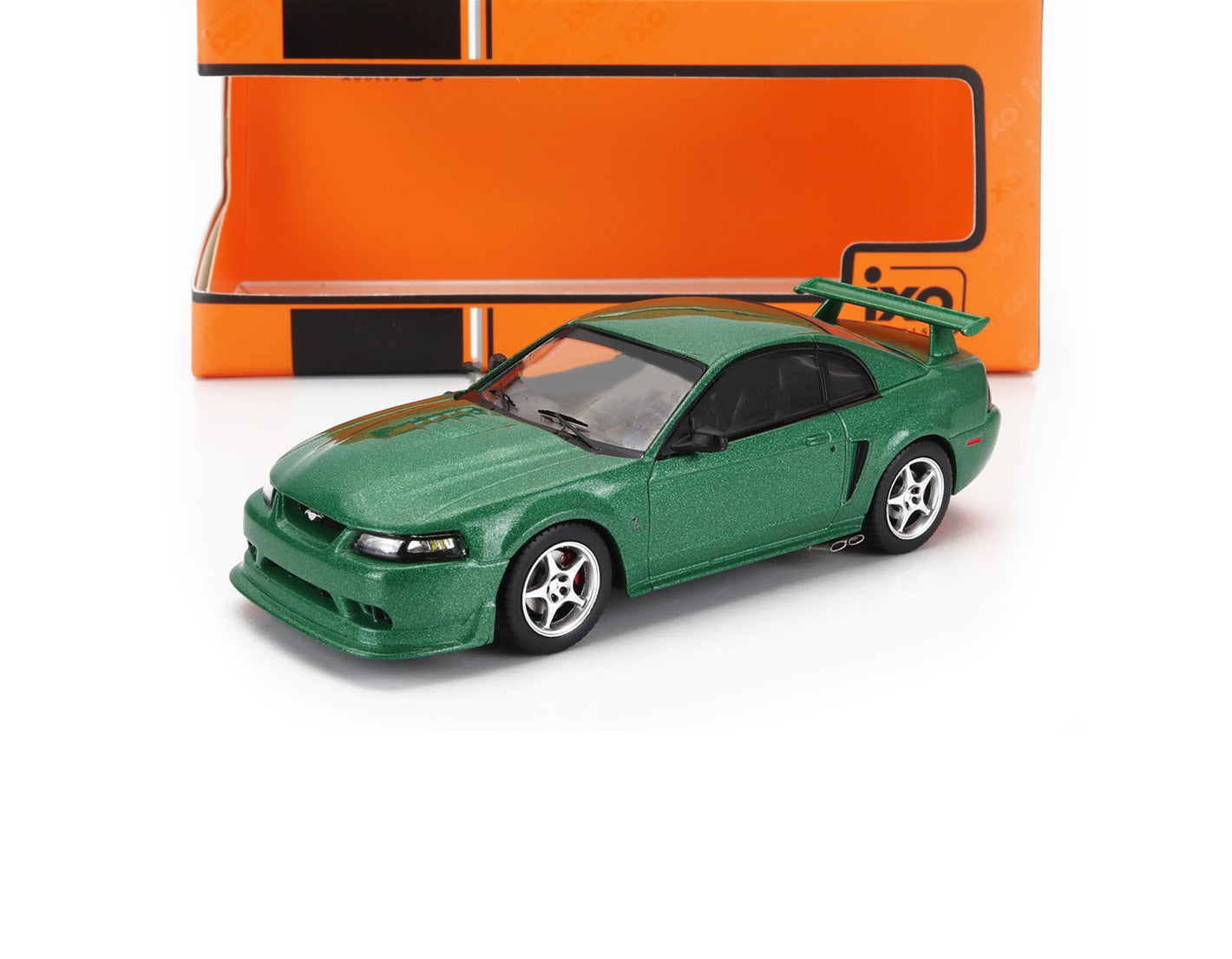 2000 FORD MUSTANG STV COBRA R COUPE GREEN 1:43 SCALE BY IXO MODELS