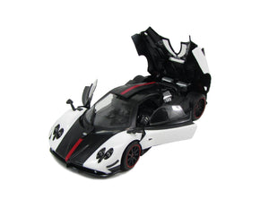 2009 PAGANI ZONDA 5 CINQUE WHITE 1:18 SCALE DIECAST BY MOTORMAX 79158