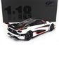 2015 KOENIGSEGG AGERA RS WHITE BACK RED 1:18 SCALE