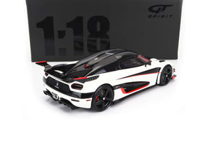 2015 KOENIGSEGG AGERA RS WHITE BACK RED 1:18 SCALE