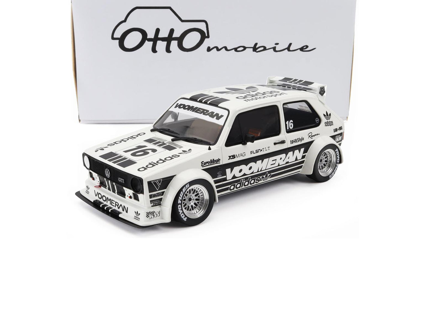 2019 VOLKSWAGEN GOLF MKI GTi VOOMERAN N# 16 RACING WHITE 1:18 SCALE