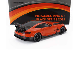 2021 MERCEDES BENZ & AMG GT V8 BLACK SERIES ORANGE BLACK 1:18 SCALE