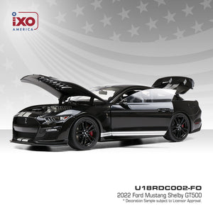 2022 FORD MUSTANG SHELBY GT500 SHADOW BLACK 1:18 SCALE