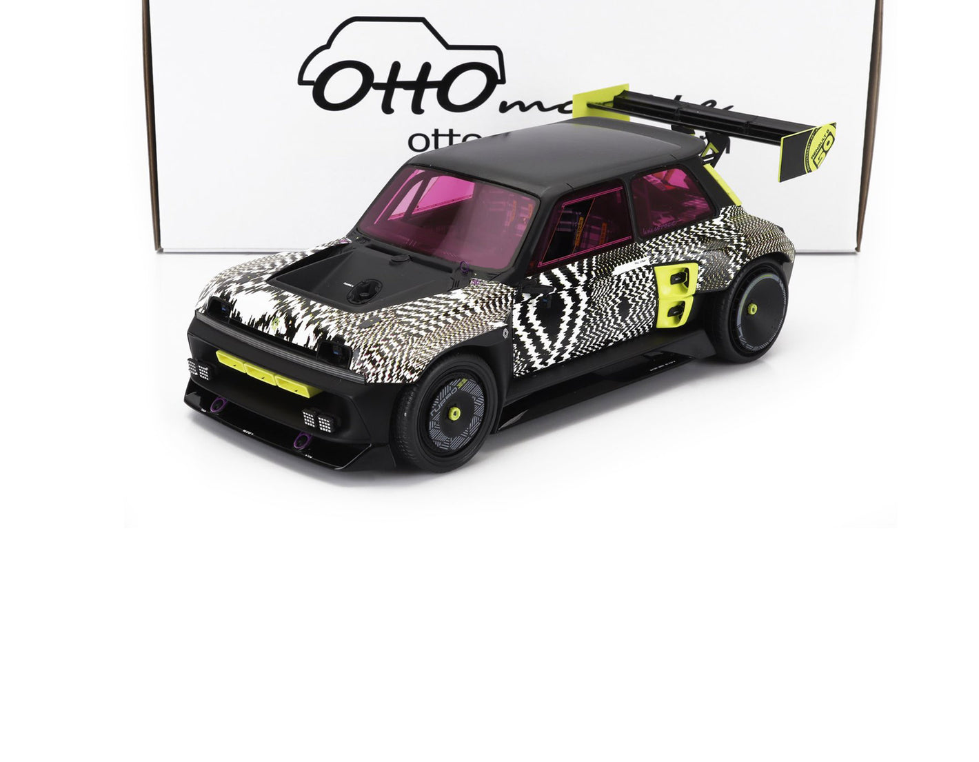 2022 RENAULT R5 MAXI TURBO 3E BLACK 1:18 SCALE