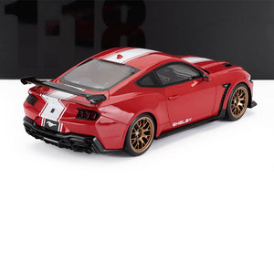 2024 FORD USA MUSTANG SHELBY SUPERSNAKE COUPE RED WHITE 1:18 SCALE