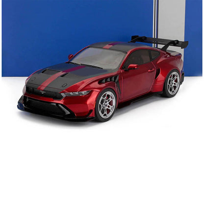 2025 FORD USA MUSTANG GTD 5.2L V8 COUPE RED & BLACK 1:18 SCALE