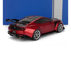 2025 FORD USA MUSTANG GTD 5.2L V8 COUPE RED & BLACK 1:18 SCALE