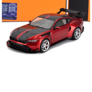2025 FORD USA MUSTANG GTD 5.2L V8 COUPE RED & BLACK 1:43 SCALE