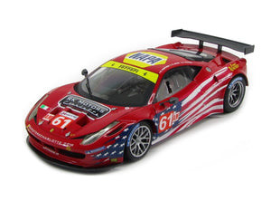 2012 FERRARI 458 ITALIA GT2 #61 LM AF CORSE "ELITE" 1:18 SCALE HOTWHEELS BCT78