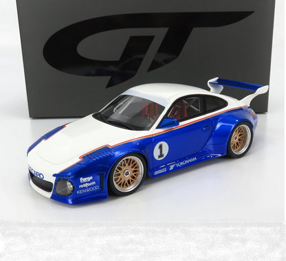 2018 PORSCHE 911/997 OLD NEW BODY KIT BLUE WHITE 1:18 SCALE