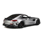 2015 MERCEDES BENZ AMG GT MODIFIED BY PRIOR DESIGN SATIN SILVER 1:18 SCALE