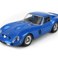 1962 FERRARI 250 GTO BLUE METALLIC 1:18 SCALE BY KK SCALE MODELS 180732BL