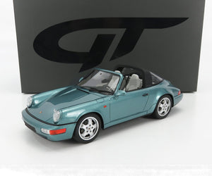 1990 PORSCHE 911 964 CARRERA 4 TARGA TURQUOISE MET 1:18 SCALE